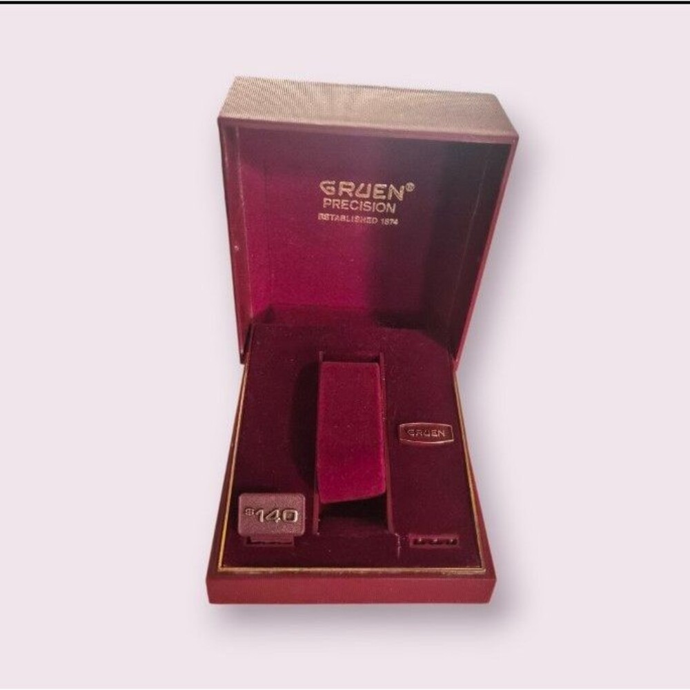 Vtg Gruen watch box